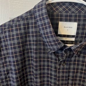 Billy Reed long sleeve slim fit button down size L